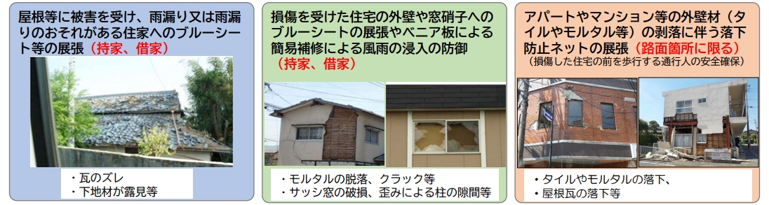 ⑨住家の被害の拡大を防止する緊急の修理-コピー[1]