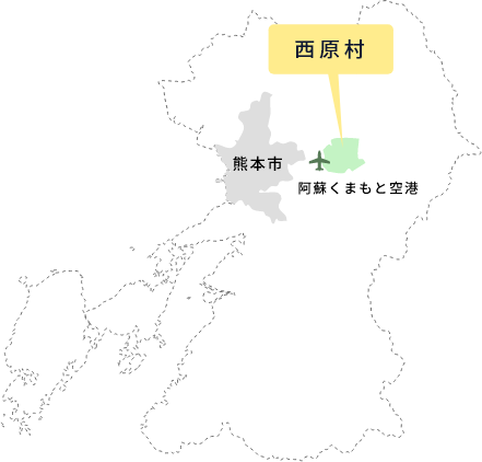 西原村周辺マップ